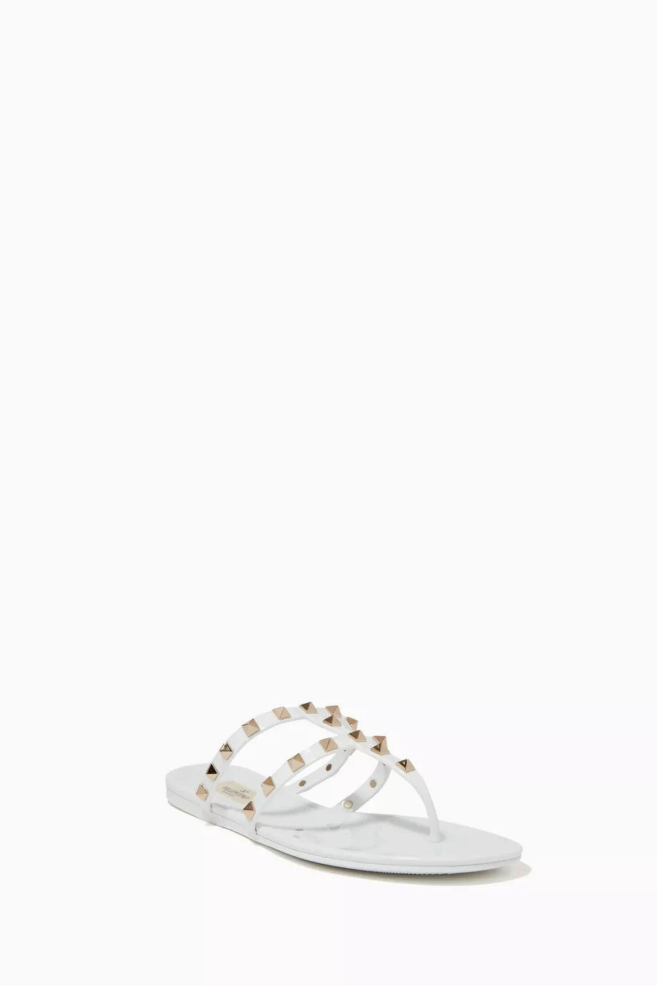 VALENTINO ROCKSTUD JELLY PVC THONG RESORT MULES