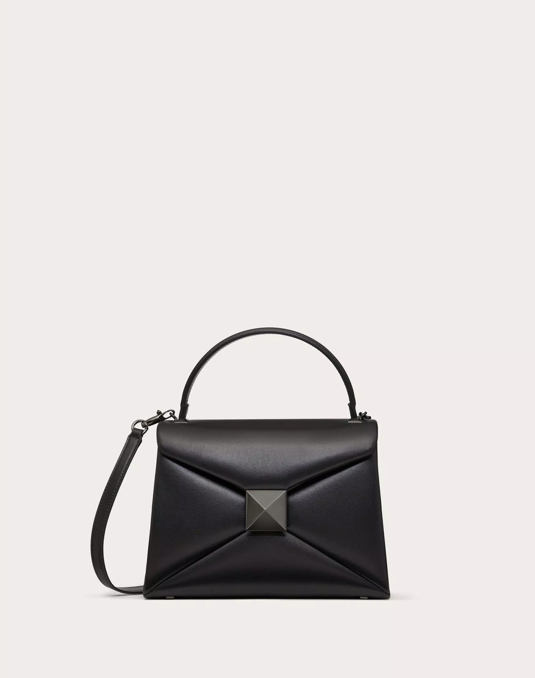VALENTINO GARAVANI ONE STUD SMALL LAMBSKIN LEATHER SHOULDER BAG