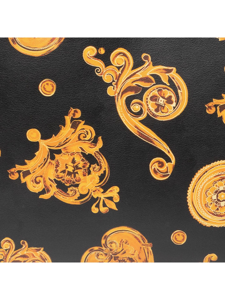 VERSACE JEANS COUTURE REGALIA BAROQUE REVERSIBLE SHOPPING TOTE