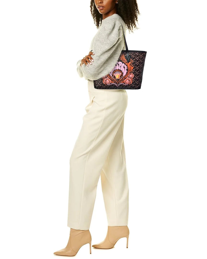 VERSACE LA GRACE MEDUSA MUSIC TOTE BAG WITH POCHETTE