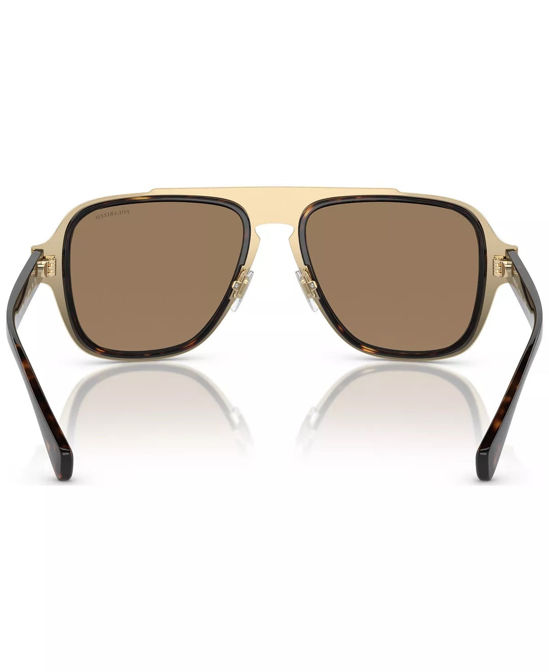 VERSACE POLARIZED DARK HAVANA SUNGLASSES