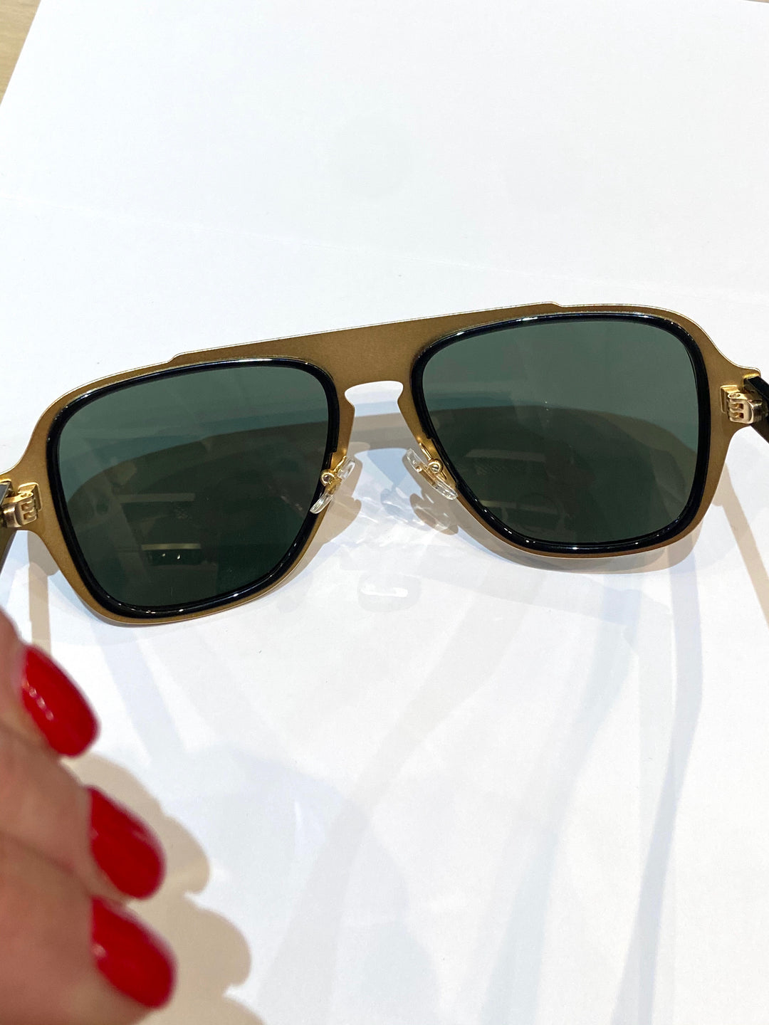 VERSACE POLARIZED DARK HAVANA SUNGLASSES
