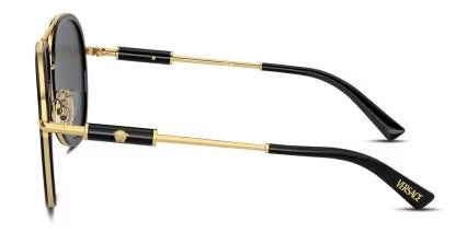 VERSACE VE2260 AVIATOR SUNGLASSES