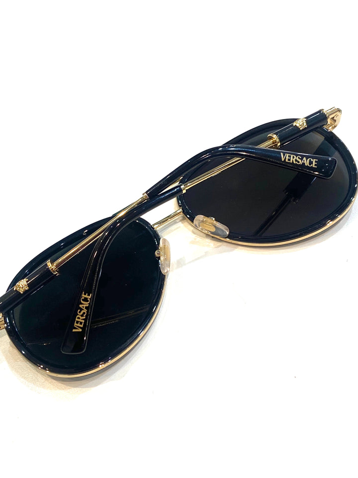 VERSACE VE2260 AVIATOR SUNGLASSES
