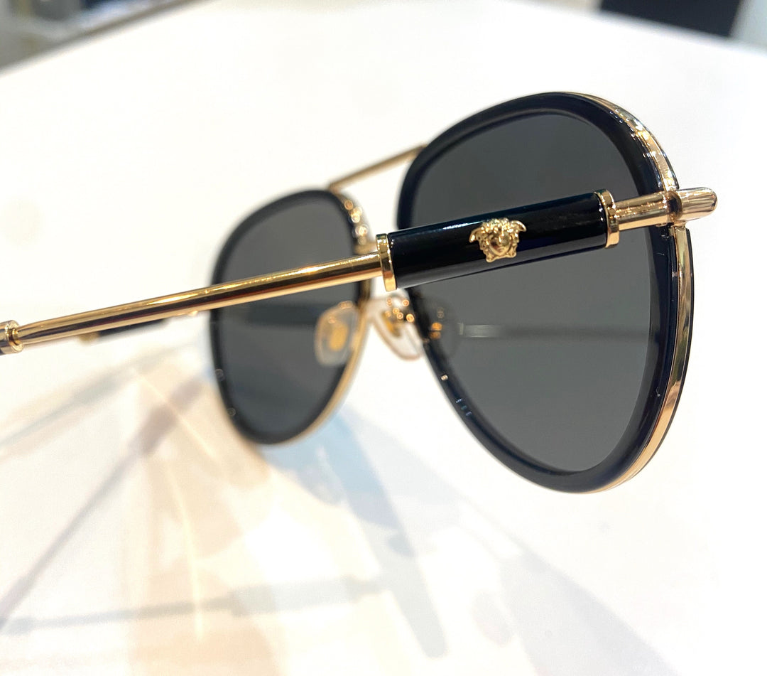 VERSACE VE2260 AVIATOR SUNGLASSES