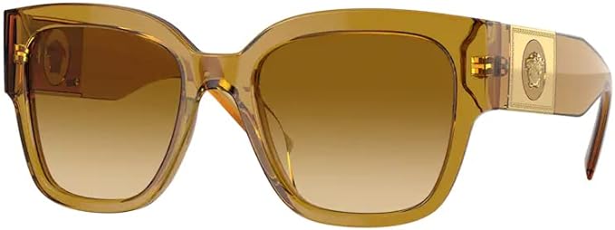 VERSACE VE4437U PILLOW GRADIENT HONEY YELLOW SUNGLASSES