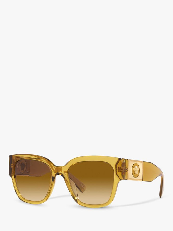 VERSACE VE4437U PILLOW GRADIENT HONEY YELLOW SUNGLASSES