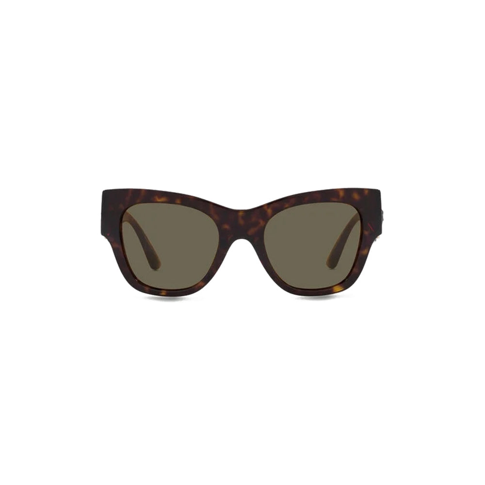 VERSACE VE4415-U CAT-EYE SUNGLASSES DARK HAVANA