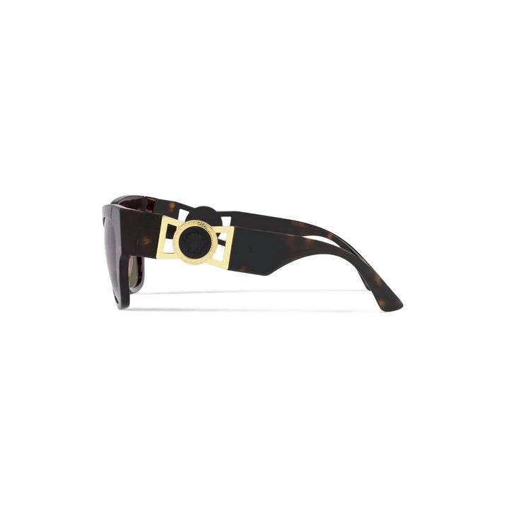 VERSACE VE4415-U CAT-EYE SUNGLASSES DARK HAVANA
