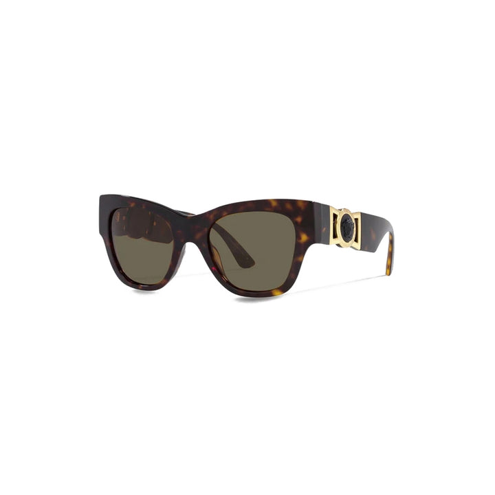 VERSACE VE4415-U CAT-EYE SUNGLASSES DARK HAVANA