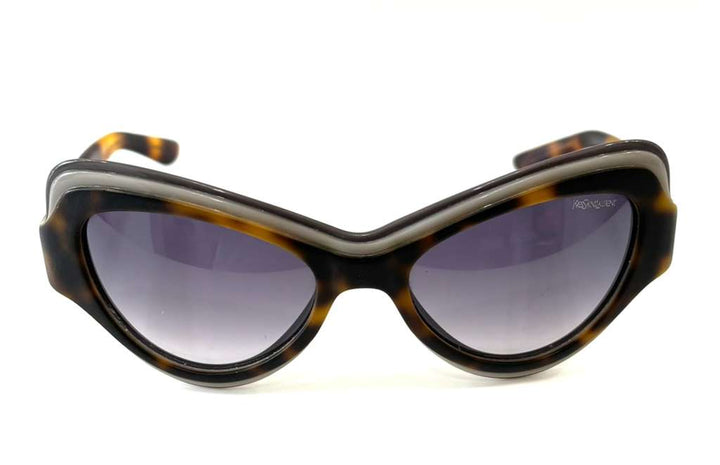 YSL 6366/S CAT-EYE SUNGLASSES – HAVANA (LQ99C)