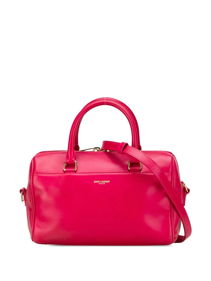 YSL BABY CALFSKIN LEATHER DUFFLE SHOULDER BAG