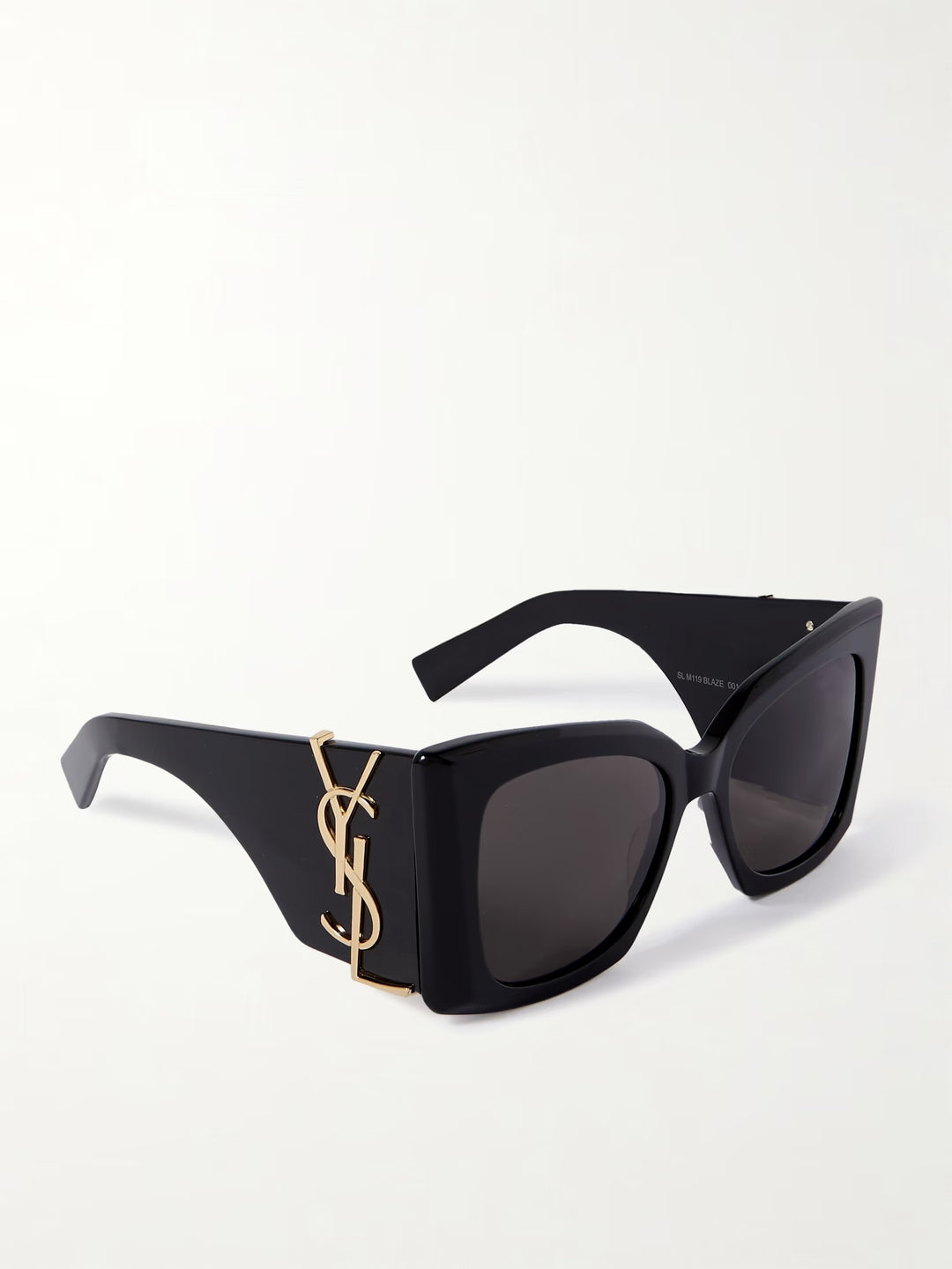 YSL SL M119F BLAZE OVERSIZED CAT-EYE SUNGLASSES
