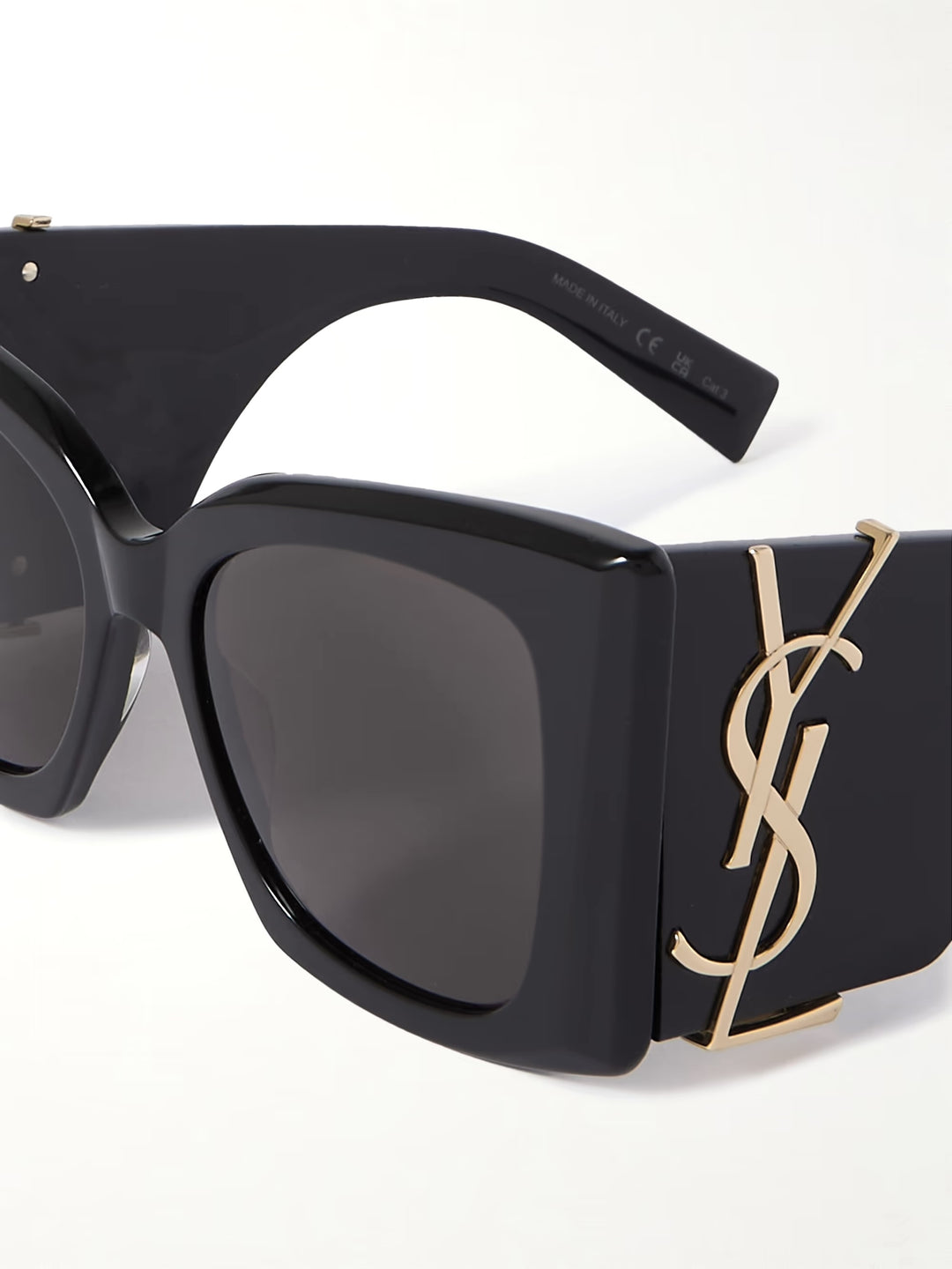 YSL SL M119F BLAZE OVERSIZED CAT-EYE SUNGLASSES
