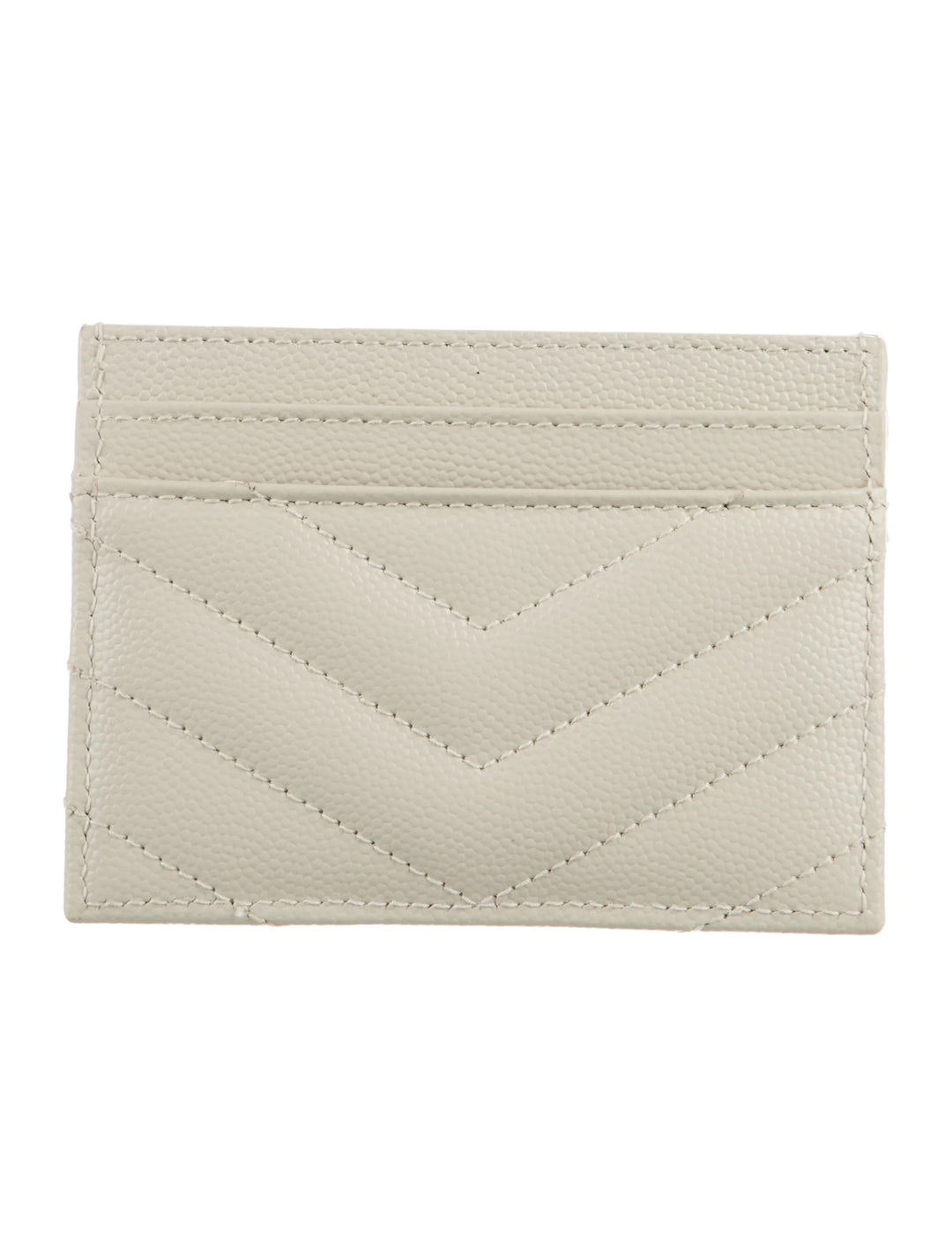 YSL CASSANDRE MATELASSÉ GRAIN DE POUDRE CALFSKIN CARD CASE