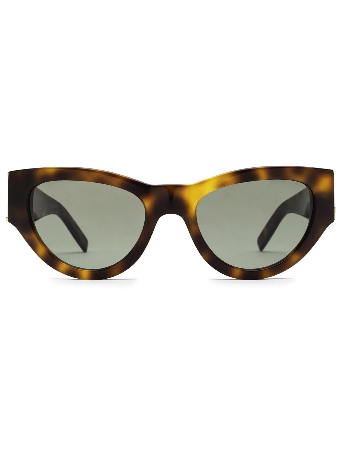 YSL TORTOISESHELL CAT-EYE SL M94 LOGO SUNGLASSES IN HAVANA