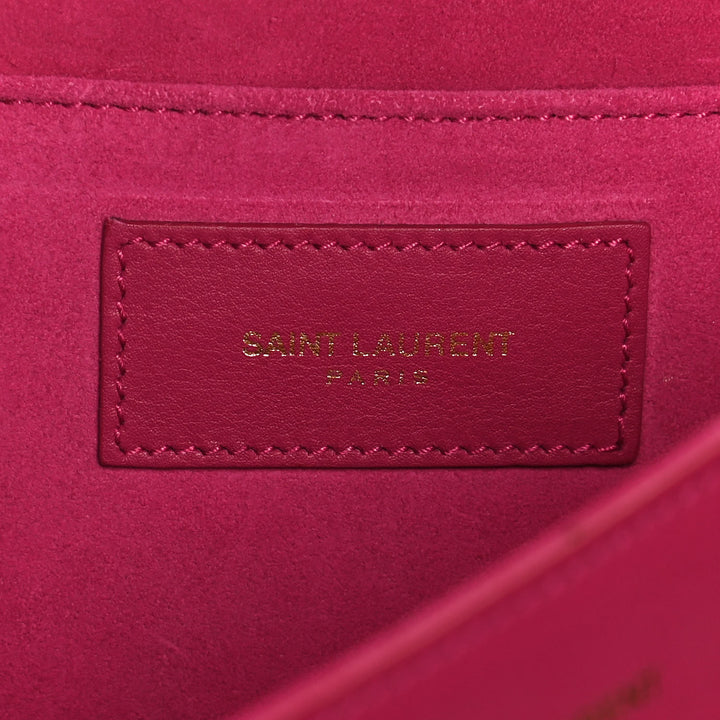 YSL CALFSKIN LEATHER CLASSIC Y LIGNE CLUTCH