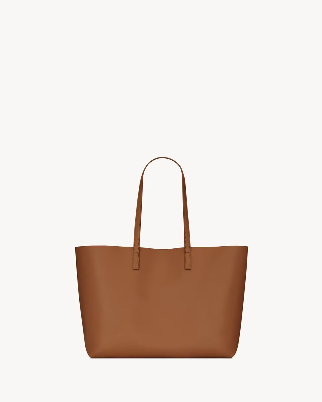 YSL CALFSKIN LEATHER LARGE SHOPPER TOTE BAG
