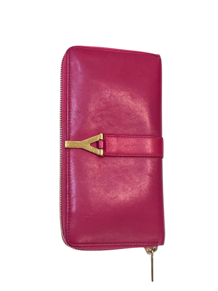 YSL CLASSIC Y LIGNE CALFSKIN LEATHER WALLET