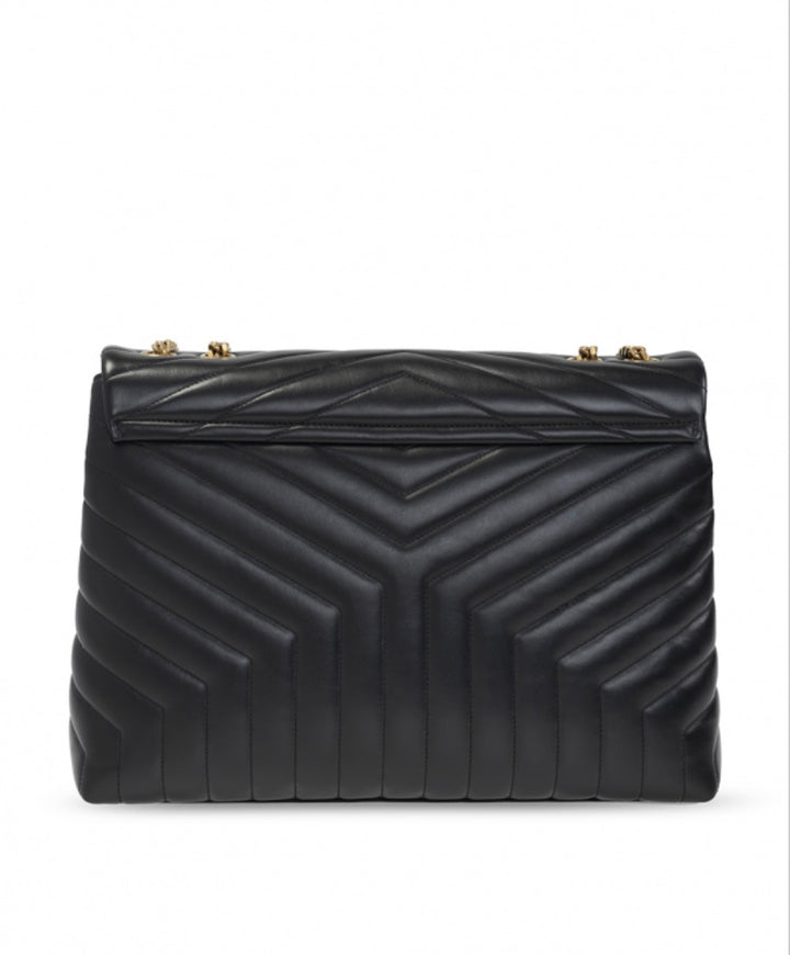YSL CALFSKIN LEATHER LARGE LOULOU BAG