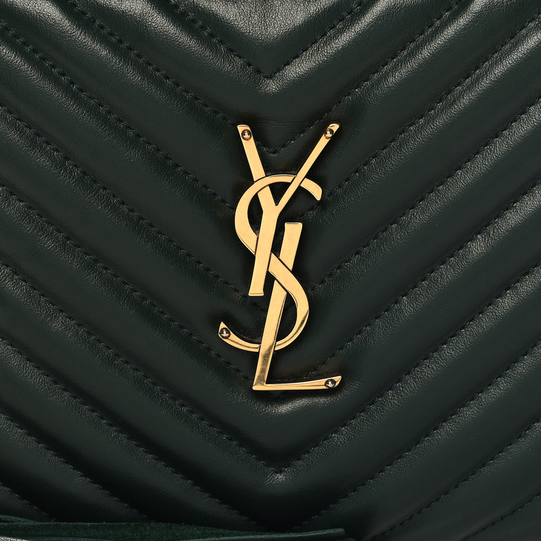 YSL MATELASSE MONOGRAM LOU CALFSKIN LEATHER CAMERA BAG