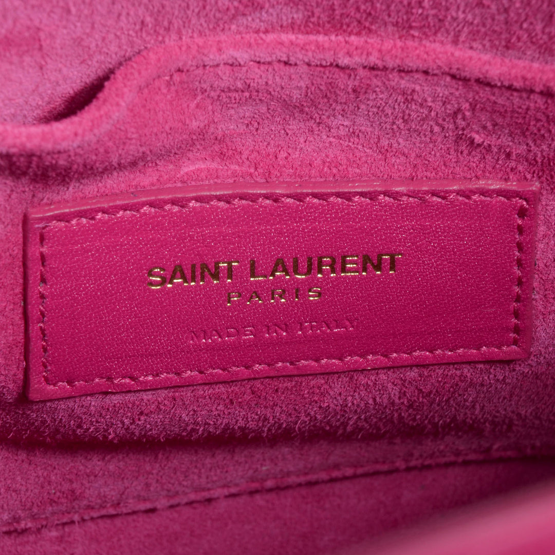 YVES SAINT LAURENT SAC DE JOUR NANO CALFSKIN TOTE BAG