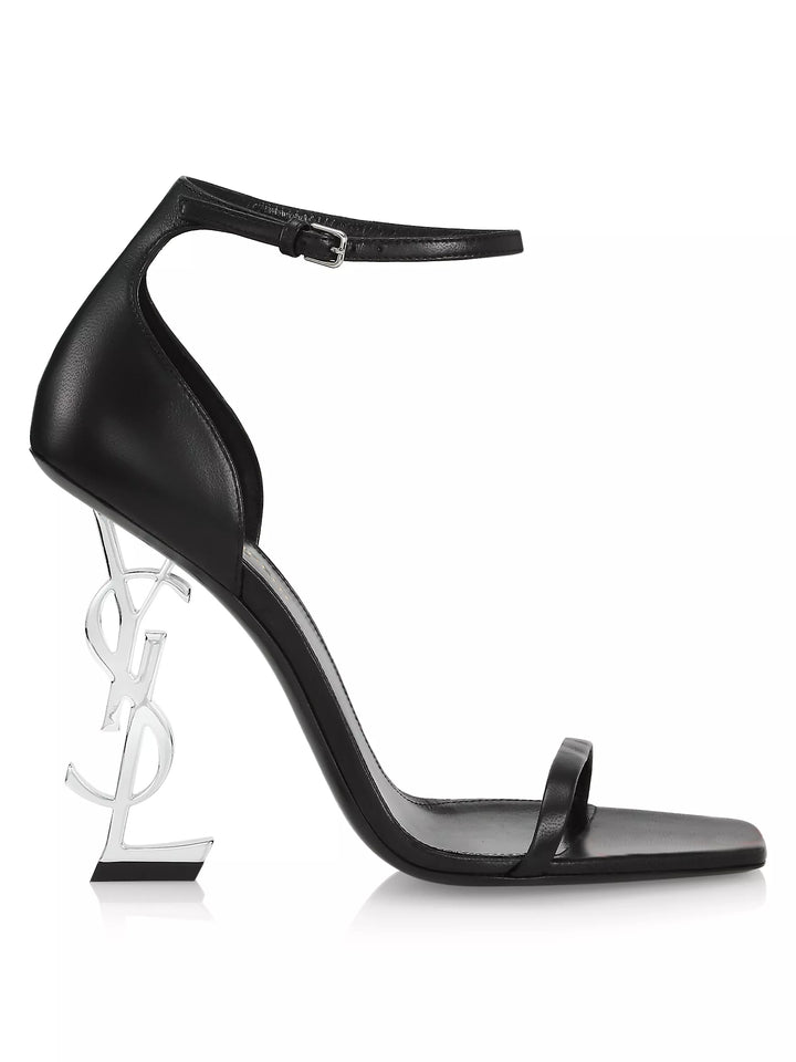 YSL CALFSKIN LEATHER OPYUM 110 SANDALS