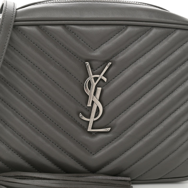 YSL CALFSKIN QUILTED MONOGRAM LOU CAMERA BAG