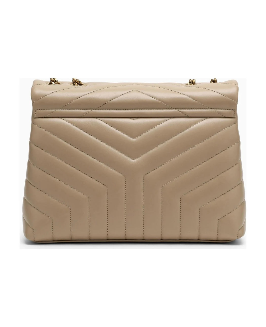 YSL CALFSKIN QUILTED MONOGRAM LOULOU MEDIUM  "Y" CHAIN BAG