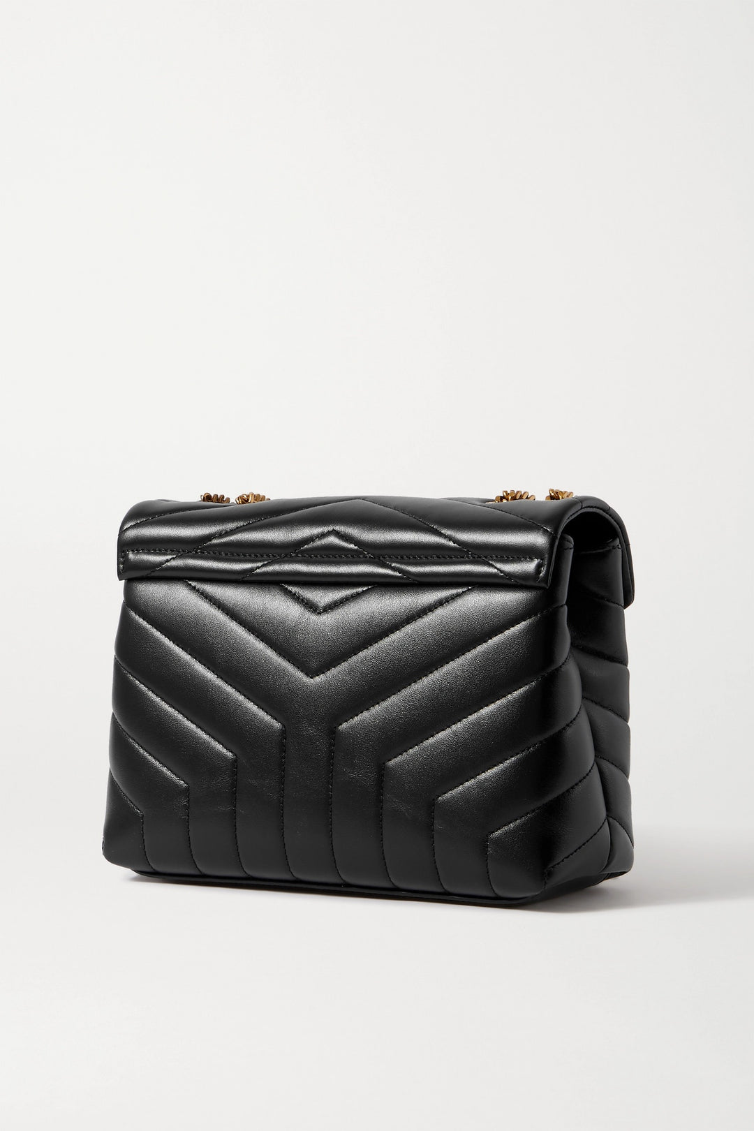YSL CALFSKIN Y QUILTED MONOGRAM TOY LOULOU CROSSBODY BAG
