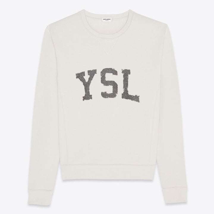 SAINT LAURENT YSL CASSANDRE LOGO SWEATSHIRT