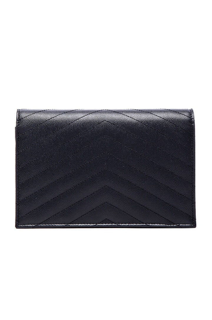YSL CASSANDRE MATELASSE LEATHER CLUTCH BAG