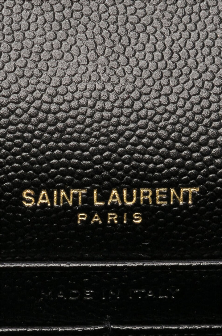 YSL CASSANDRE MATELASSE LEATHER CLUTCH BAG