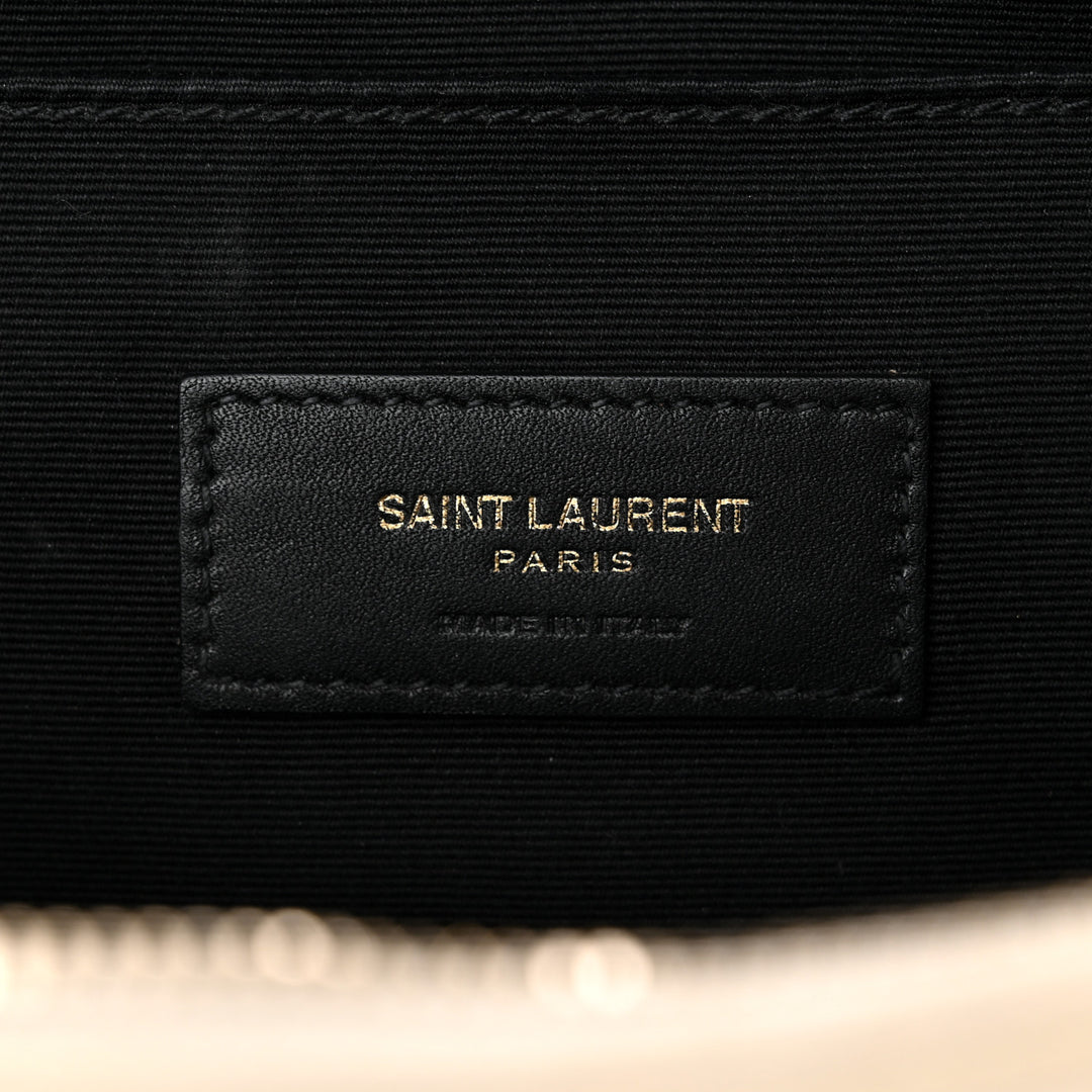 YSL GRAIN DE POUDRE MONOGRAM BELT BAG
