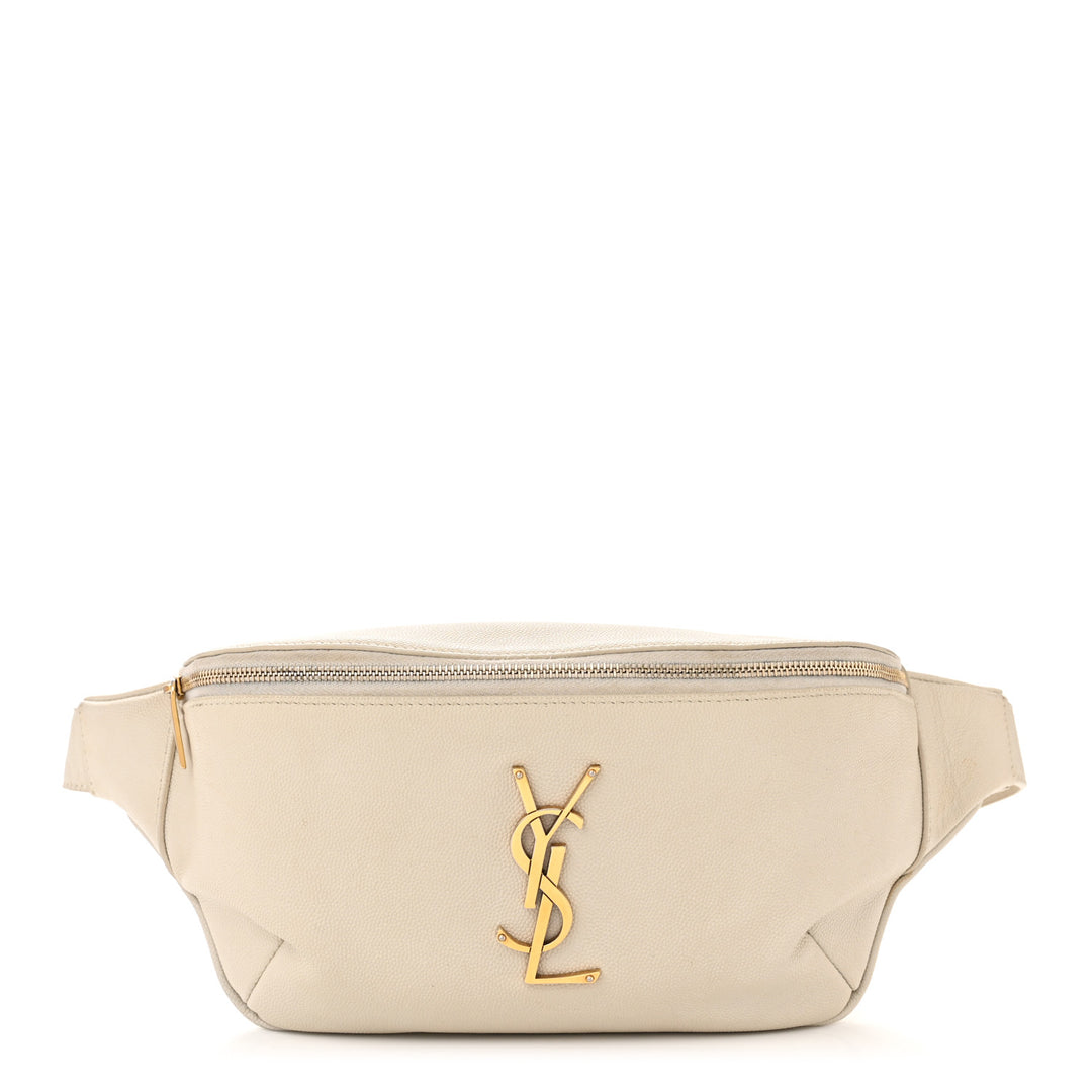 YSL GRAIN DE POUDRE MONOGRAM BELT BAG