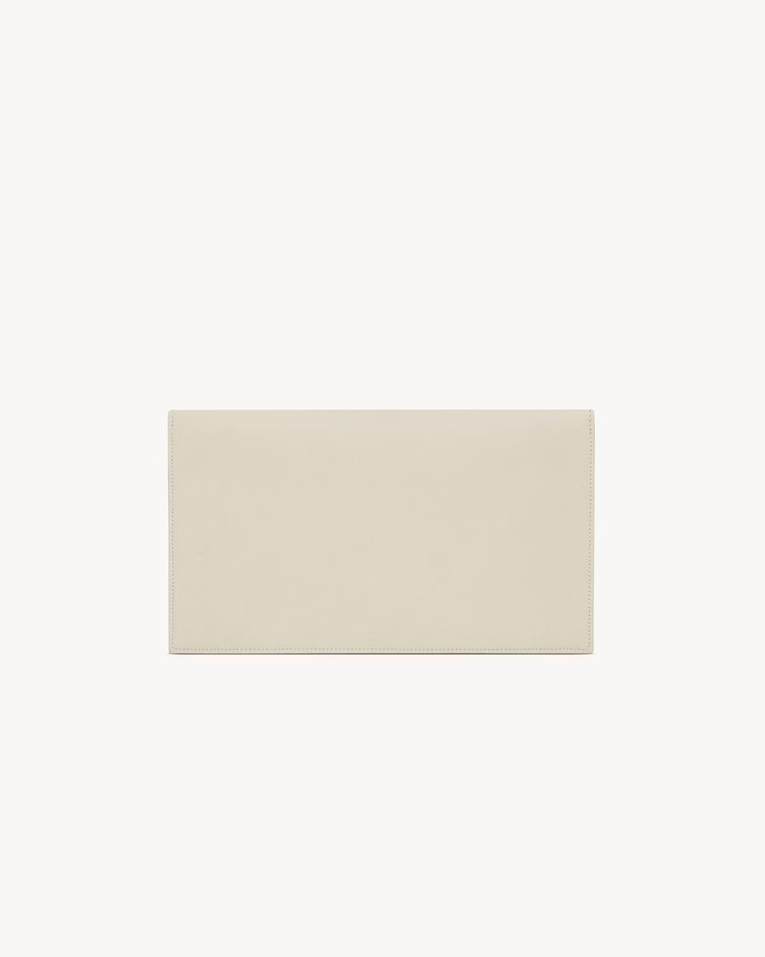 YSL GRAIN DE POUDRE LEATHER UPTOWN POUCH CLUTCH BAG