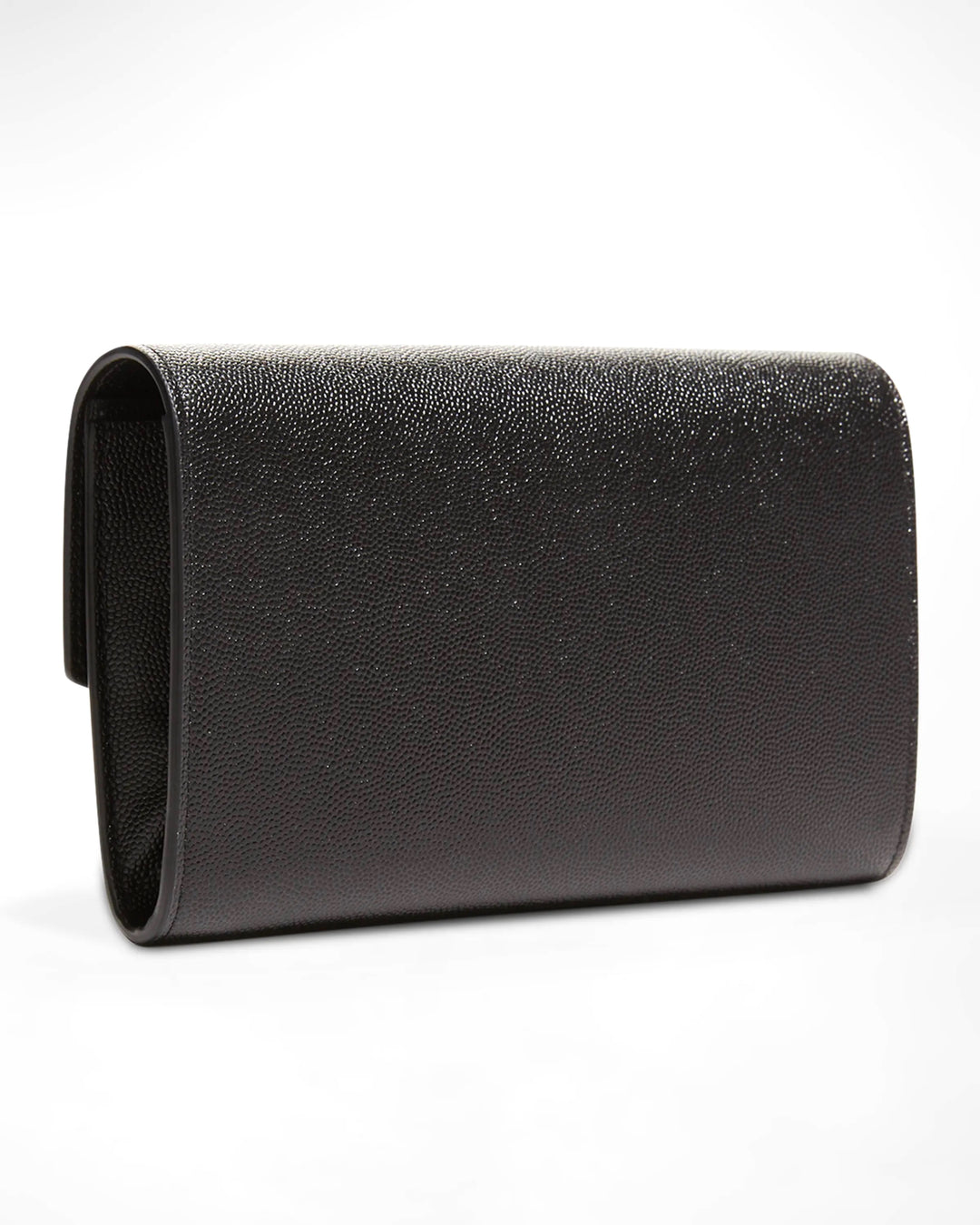YSL GRAIN DE POUDRE LEATHER UPTOWN WALLET ON CHAIN