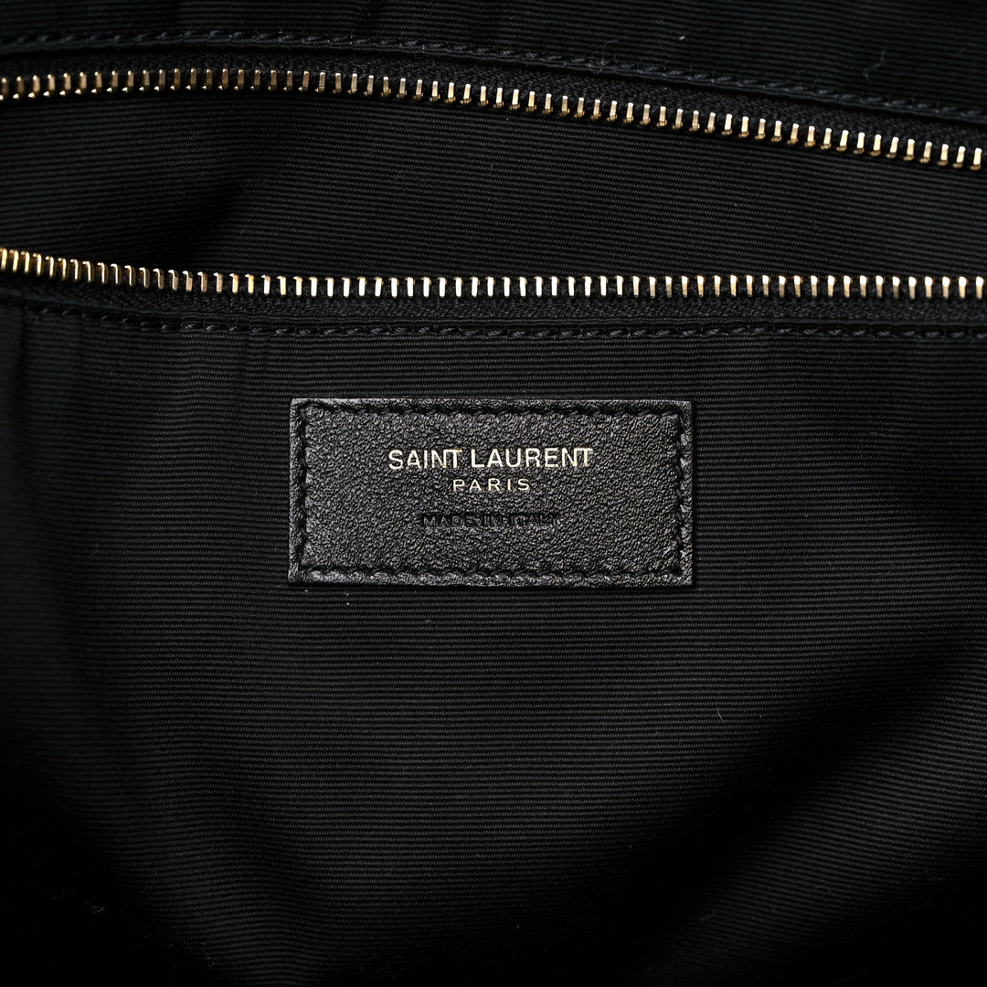 YSL QUILTED LAMBSKIN MAXI ICARE SHOPPING TOTE