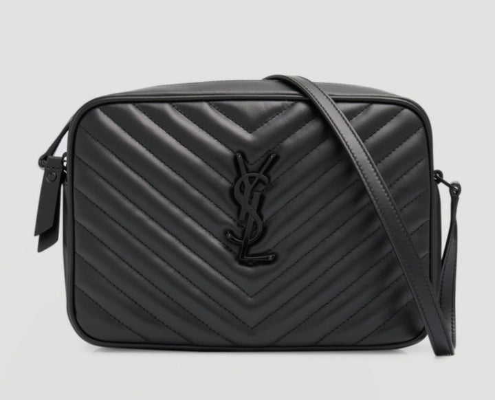 YSL LOU MEDIUM CAMERA BAG IN QUILTED LEATHER