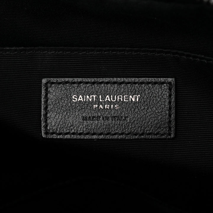 SAINT LAURENT LOU QUILTED CALFSKIN YSL CAMERA CROSSBODY BAG