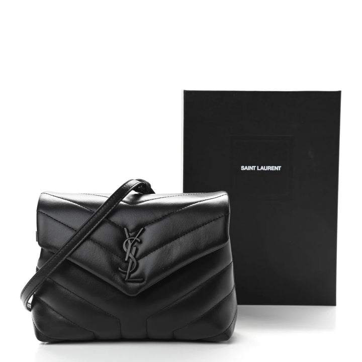 YSL QUILTED Y CALFSKIN LOULOU TOY SHOULDER BAG
