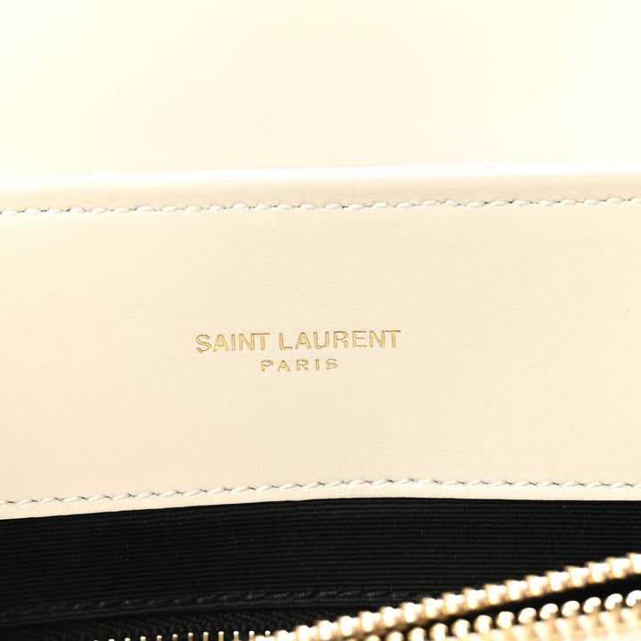 YSL MEDIUM LOULOU CALFSKIN LEATHER CHAIN BAG