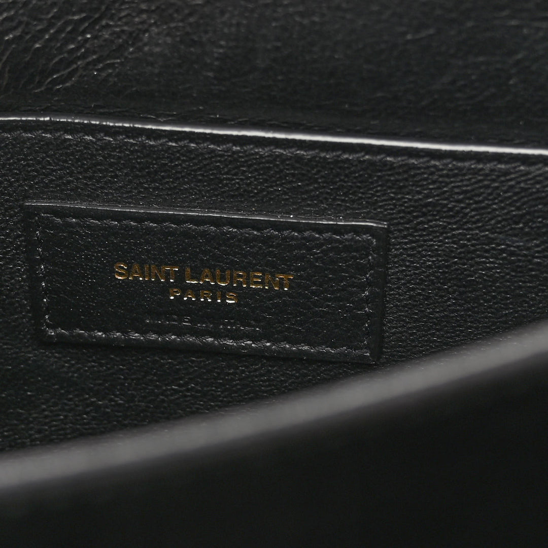YSL SUEDE CALFSKIN SOLFERINO MEDIUM CROSSBODY BAG