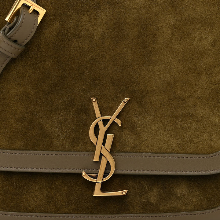 YSL SUEDE CALFSKIN SOLFERINO MEDIUM CROSSBODY BAG