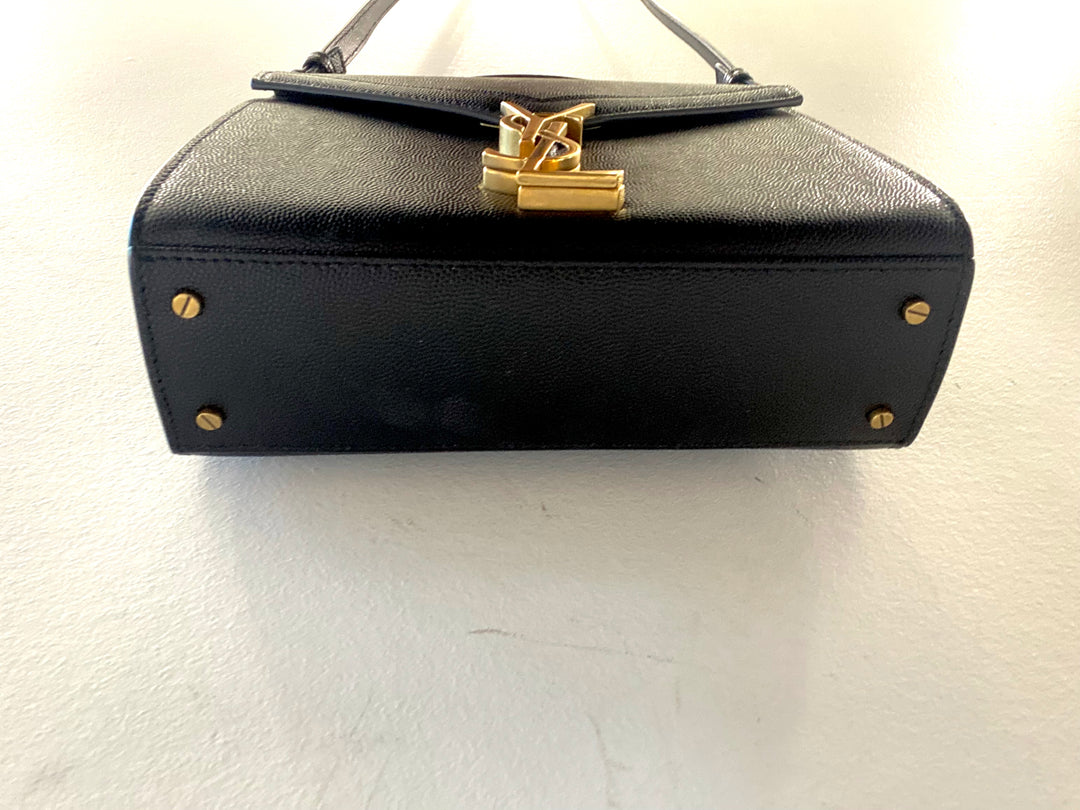 YSL MINI CASSANDRA LEATHER SHOULDER BAG