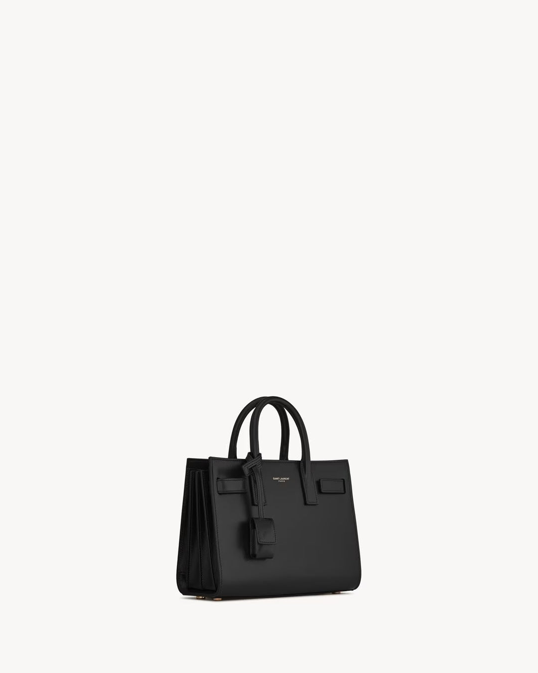 YSL SMOOTH CALF LEATHER SAC DE JOUR SHOULDER BAG