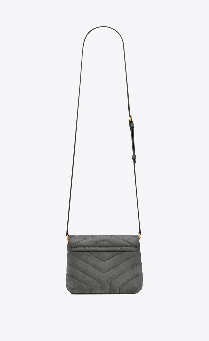 YVES SAINT LAURENT LOULOU TOY DENIM CROSSBODY BAG