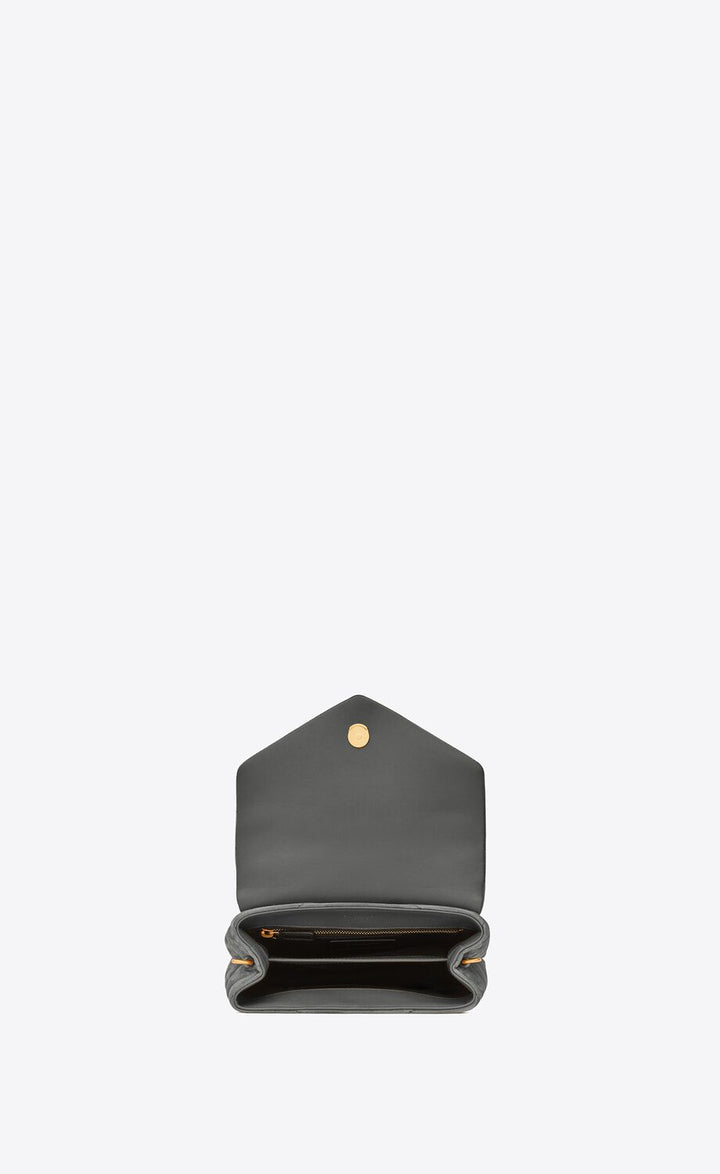 YVES SAINT LAURENT LOULOU TOY DENIM CROSSBODY BAG