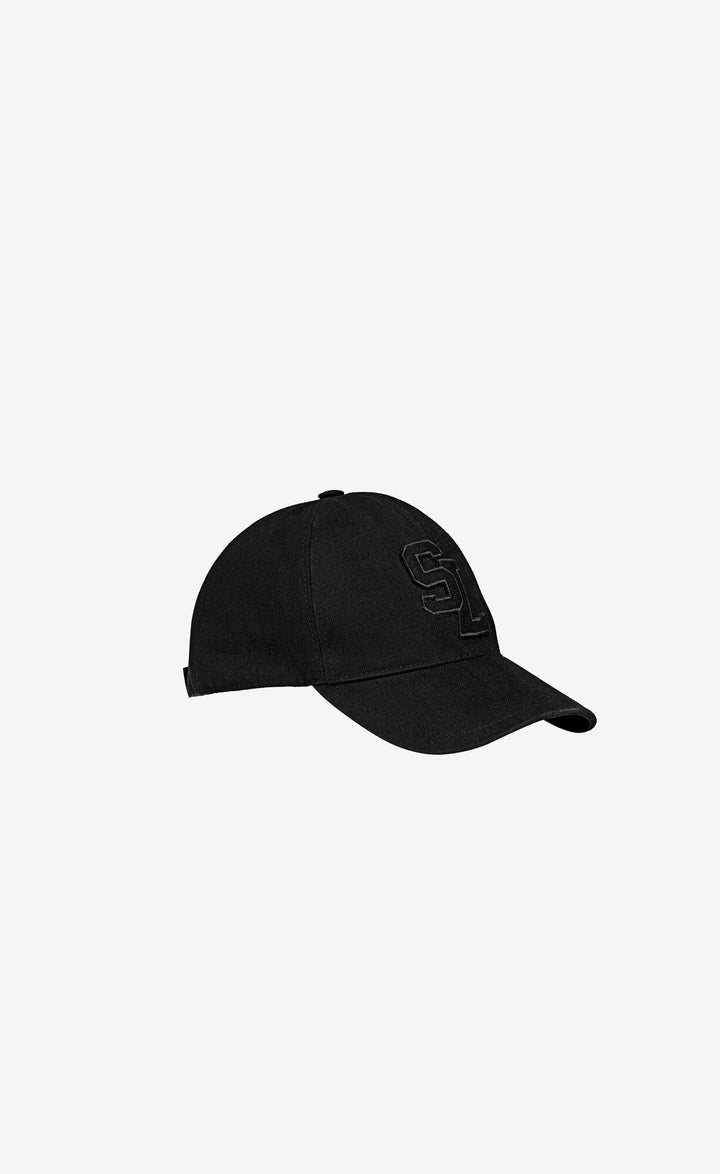 YSL SL BASEBALL CAP BLACK