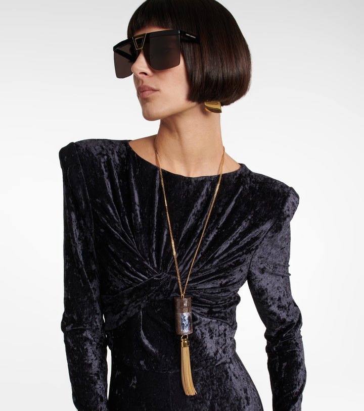 YSL SL-537 001  PALACE SHIELD SUNGLASSES